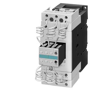 Siemens capacitor contactor, AC-6, 50 kVAr / 400 V, 230 V, 50 Hz, 3-pole, Size S3